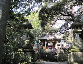 Le sanctuaire Karasawasan-jinja